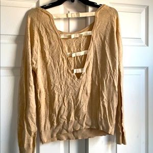 Sandro open back sweater